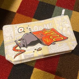 NYC Pizza Rat Comic con 2022 pouch
